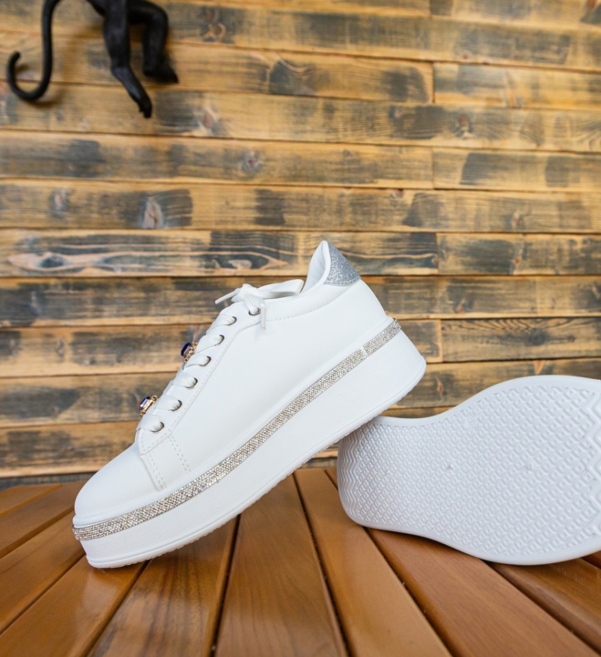Sneakers dama Weland Argintii - Img 3