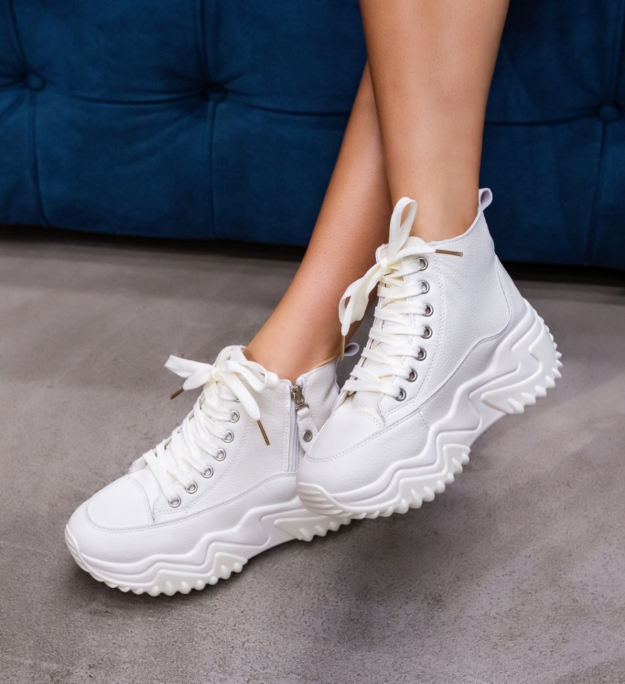 Sneakers dama Yevro Bej - Img 2