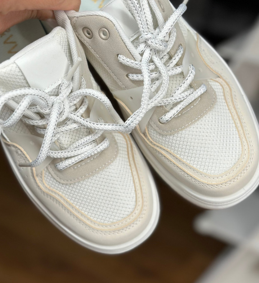 Sneakers dama Yijun Bej 2 - Img 4