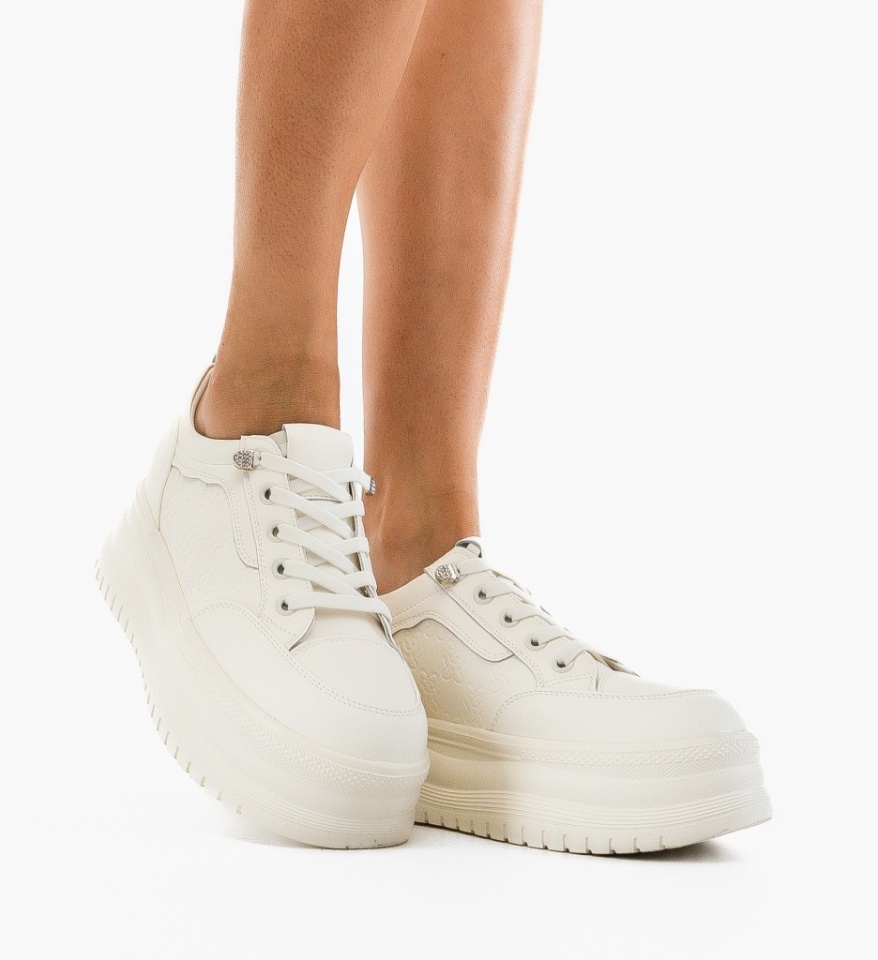 Sneakers dama Zeland Bej - Img 5