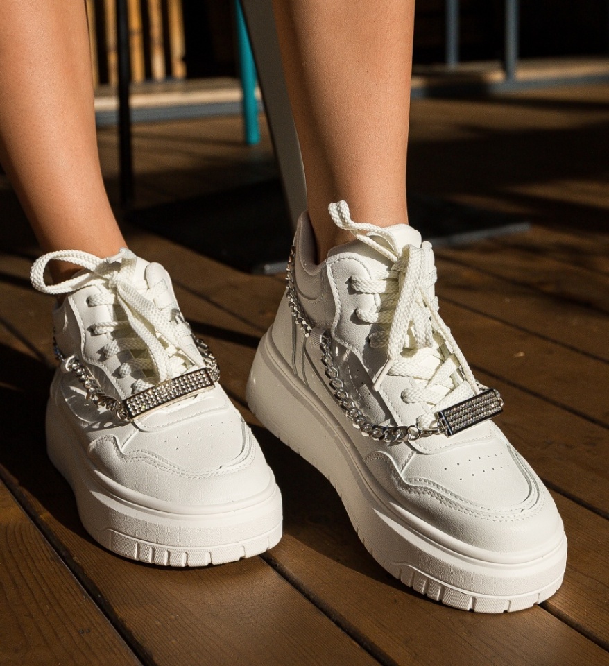 Sneakersi dama Janu Albi - Img 2