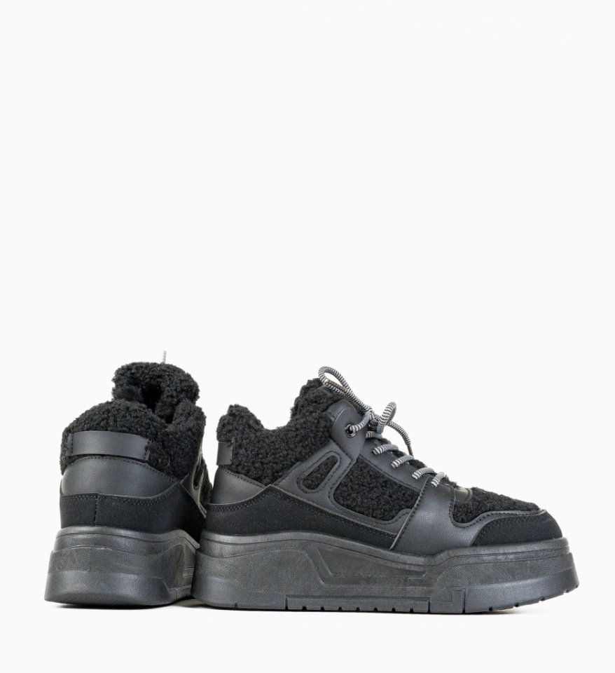 Sneakersi dama Pupujen Negre - Img 2