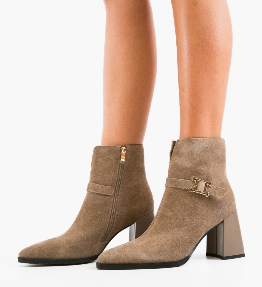 Botine dama Areha Khaki - Img 5