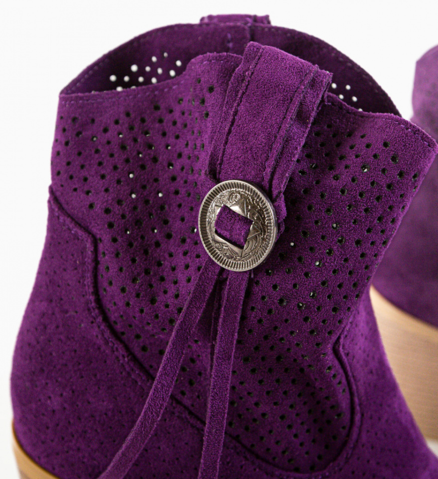 Botine dama Atterbe Mov - Img 4