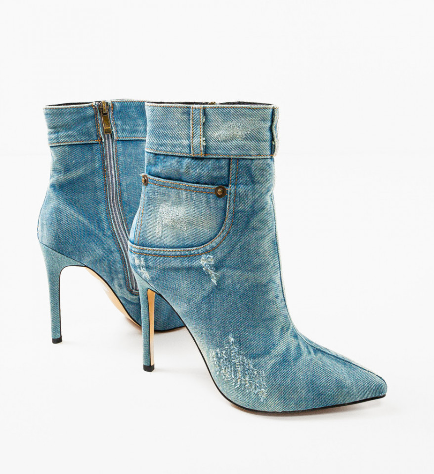 Botine dama Byron Albastre - Img 4