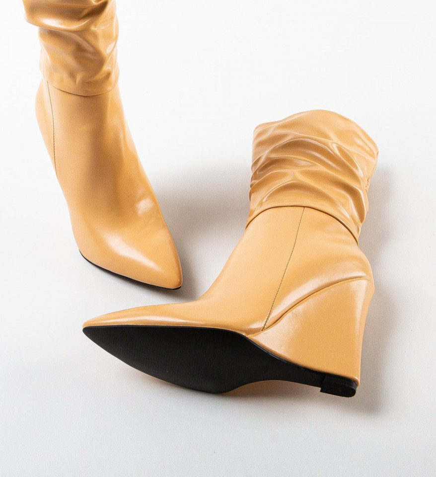 Botine dama Freeman Bej - Img 3
