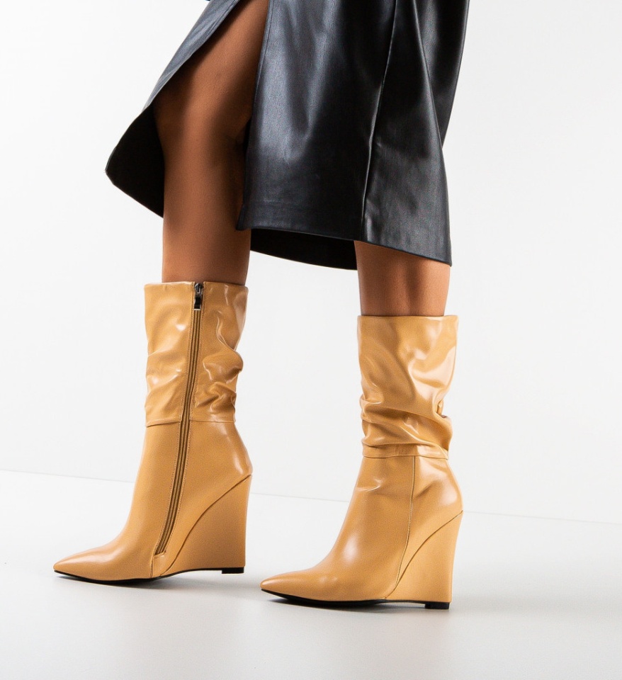 Botine dama Freeman Bej - Img 7