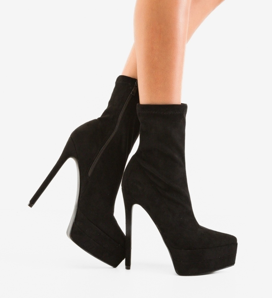 Botine dama Kazmire Negre 3 - Img 4