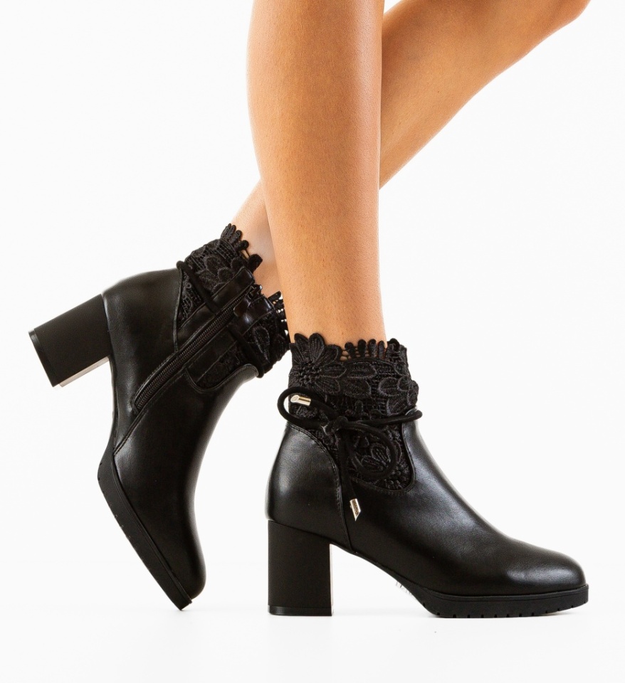 Botine dama Nelnel Negre 2 - Img 6