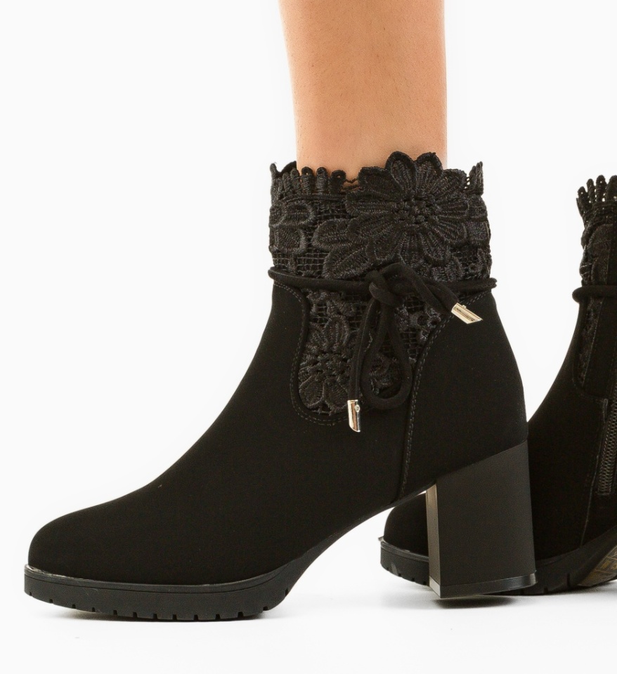 Botine dama Nelnel Negre - Img 5