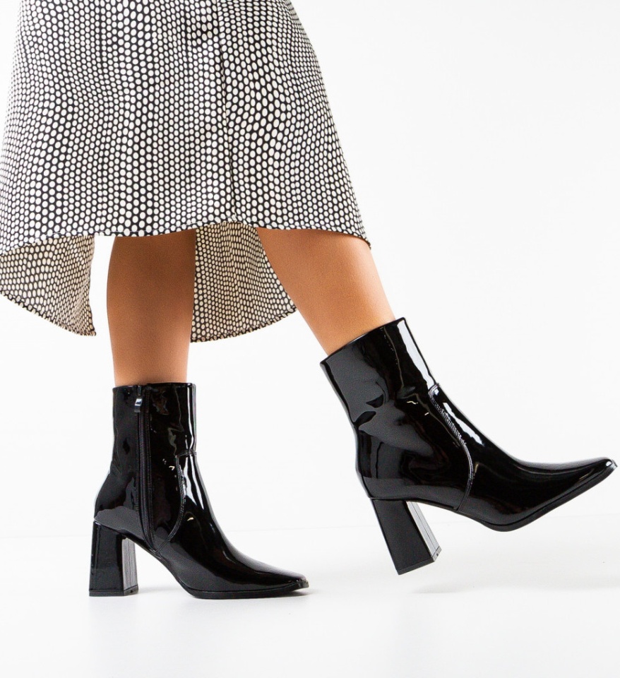 Botine dama Rafino Negre - Img 4