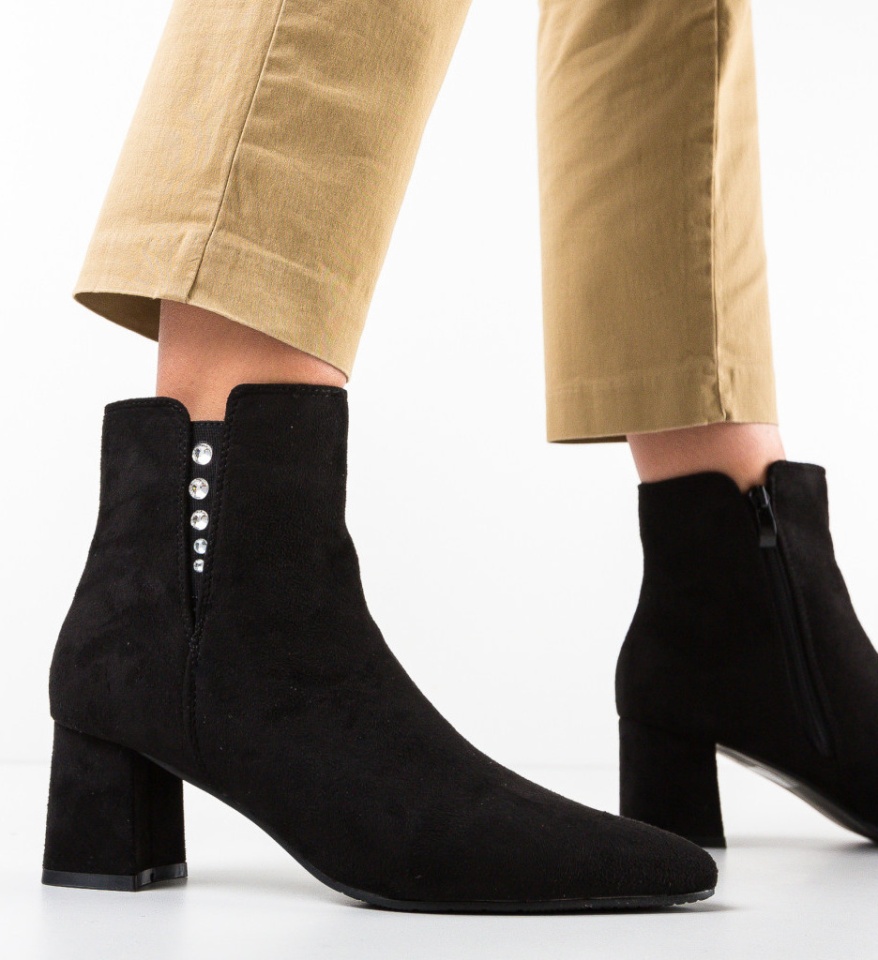 Botine dama Rezaq Negre - Img 6