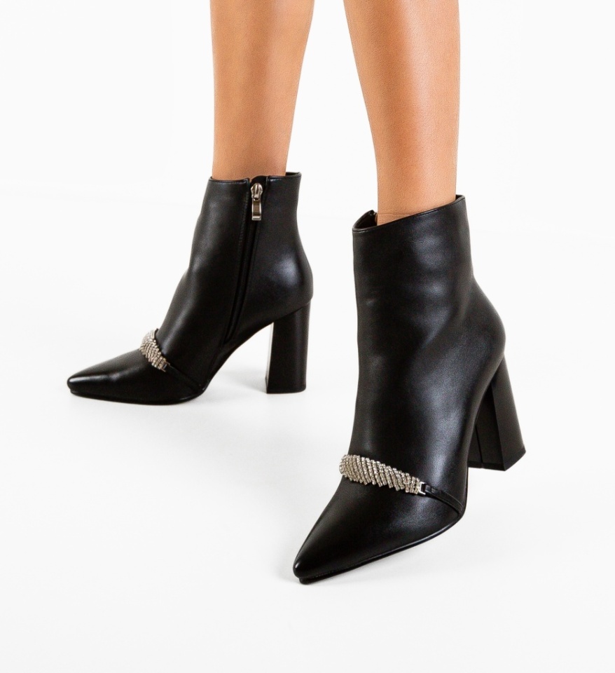 Botine dama Schoorel Negre - Img 5