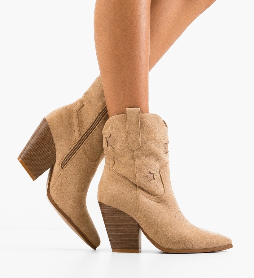 Botine dama Vanna Khaki - Img 6