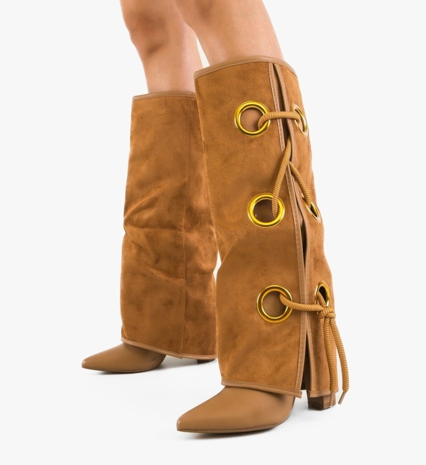 Cizme dama Beard Camel - Img 1