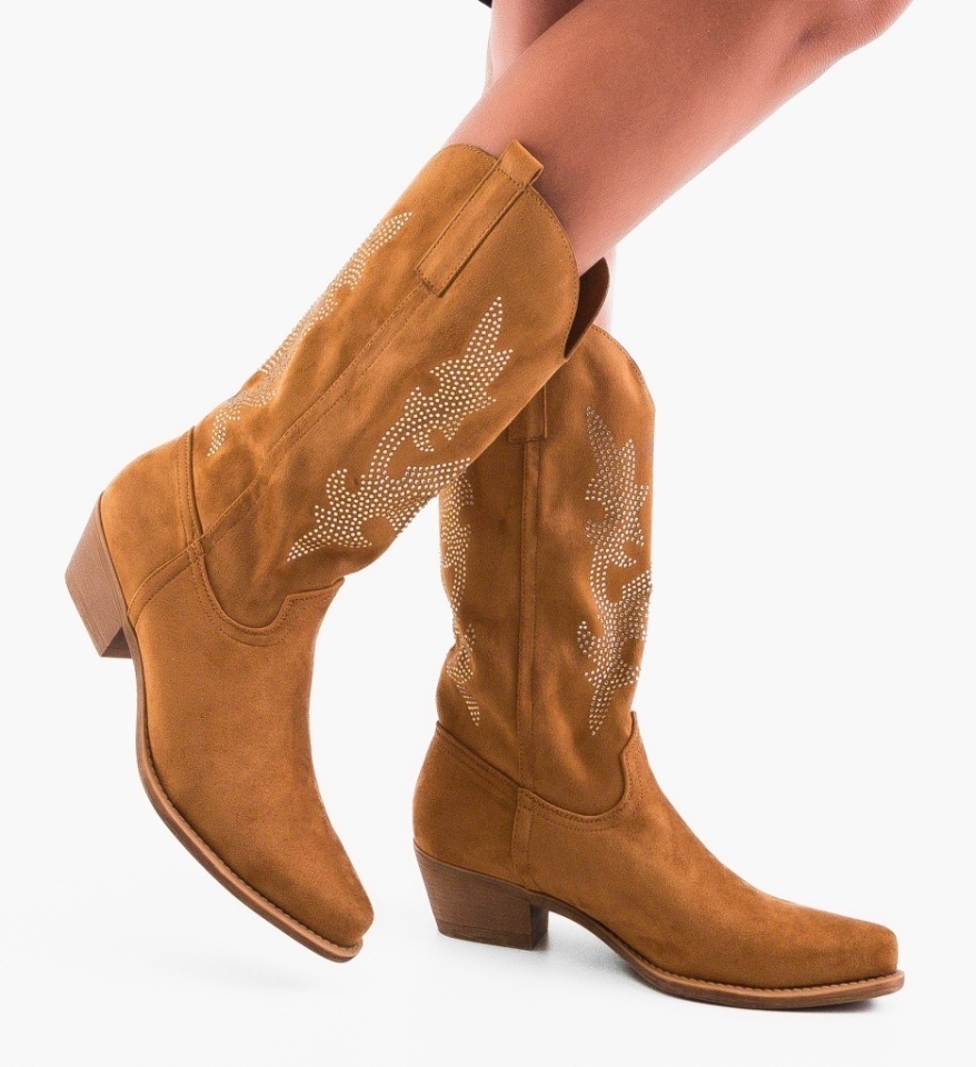 Cizme dama Kaitlyn Camel - Img 6