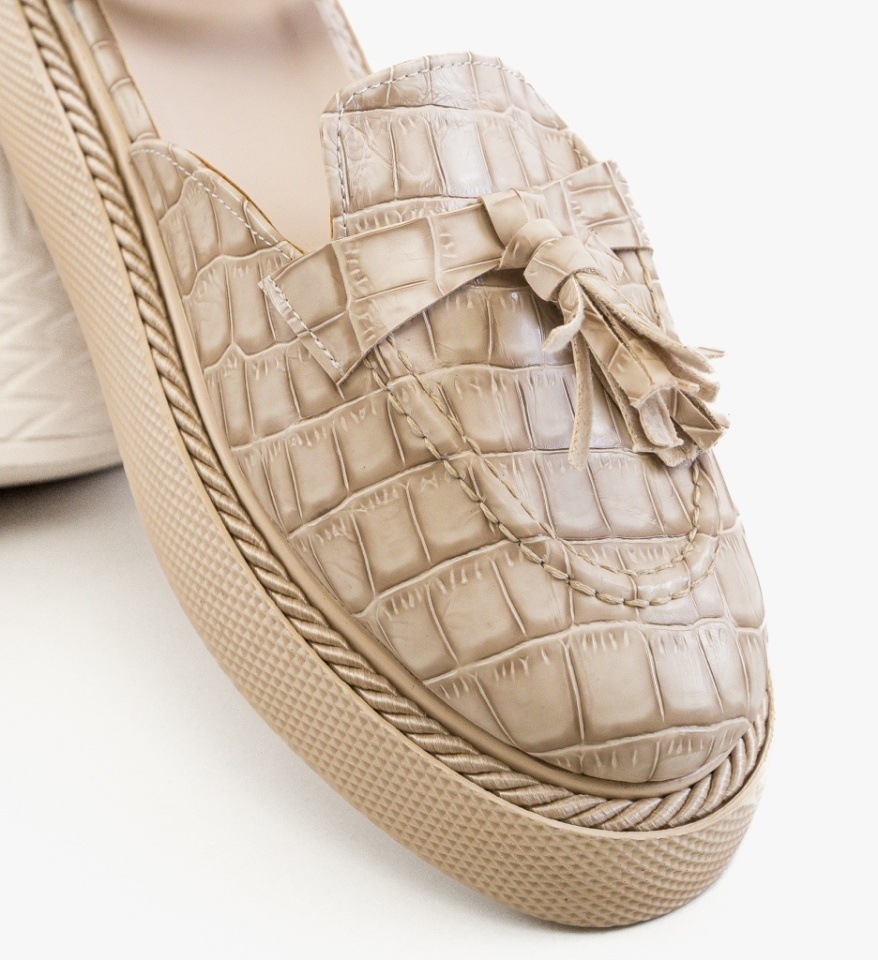 Pantofi Casual Aklin Bej - Img 2