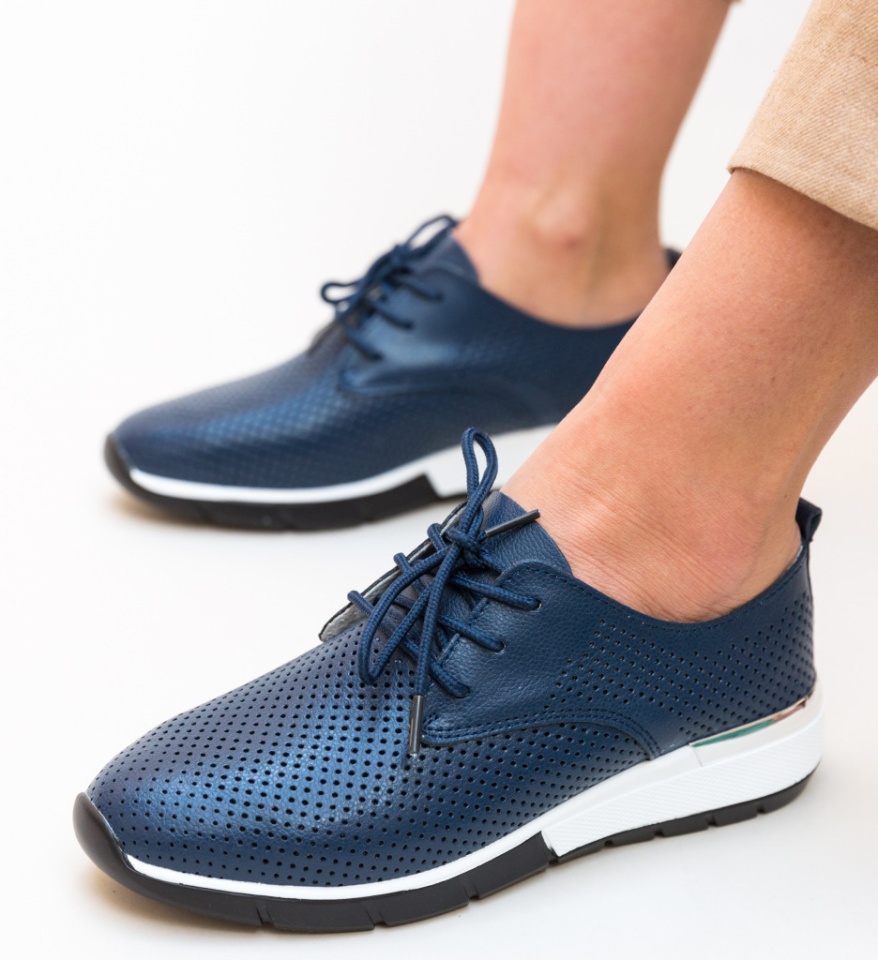 Pantofi Casual Albert Bleumarin - Img 8