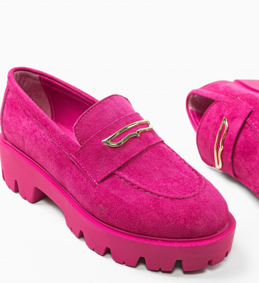 Pantofi Casual Beikrols Fuchsia - Img 11
