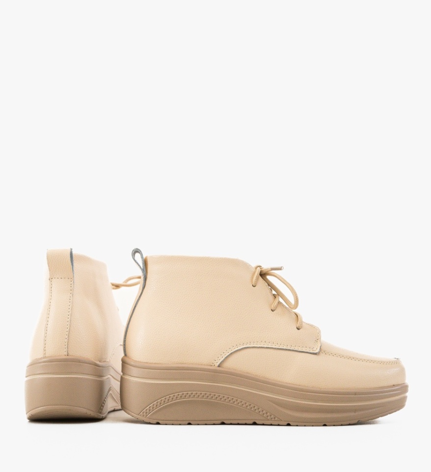 Pantofi Casual Bergamon Bej - Img 2
