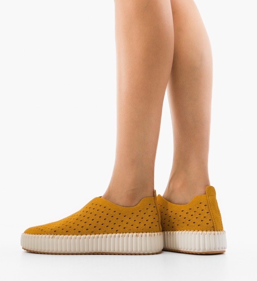 Pantofi Casual Berrt Camel - Img 5