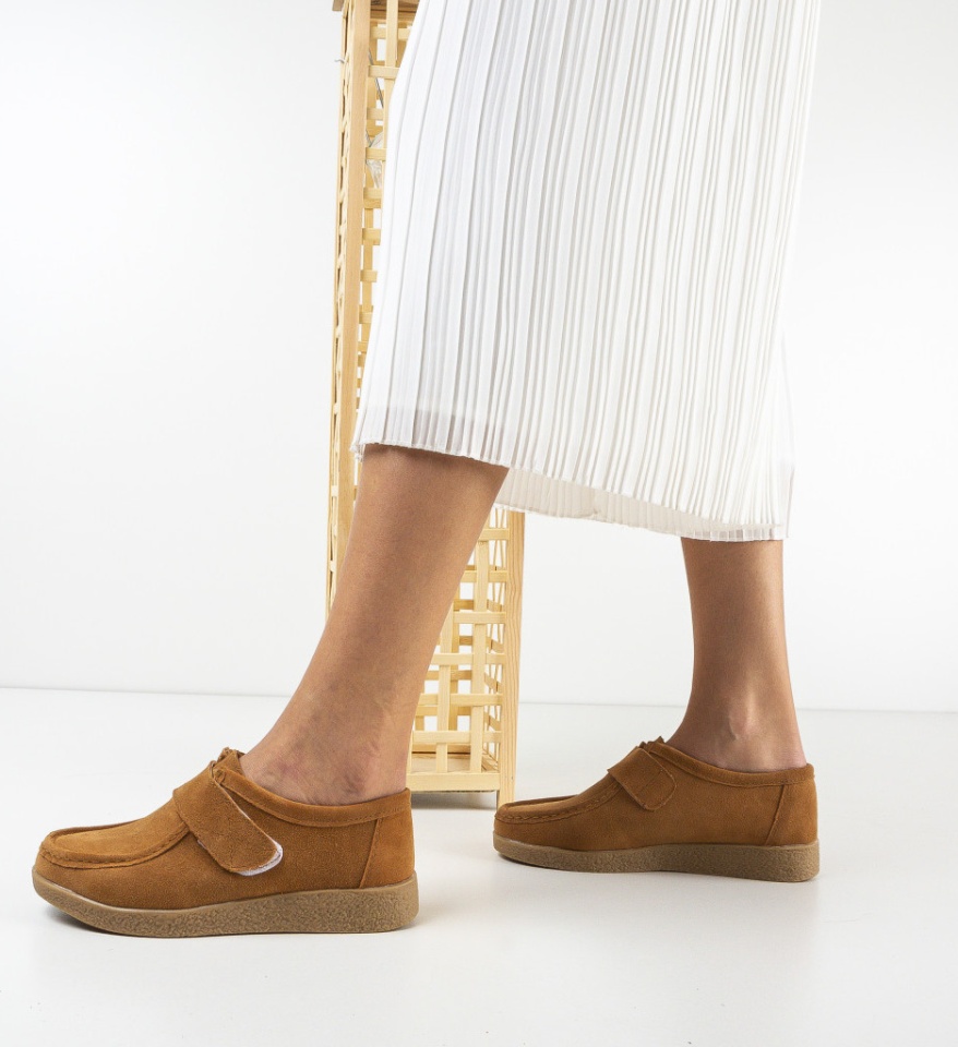 Pantofi Casual Boba Camel - Img 6