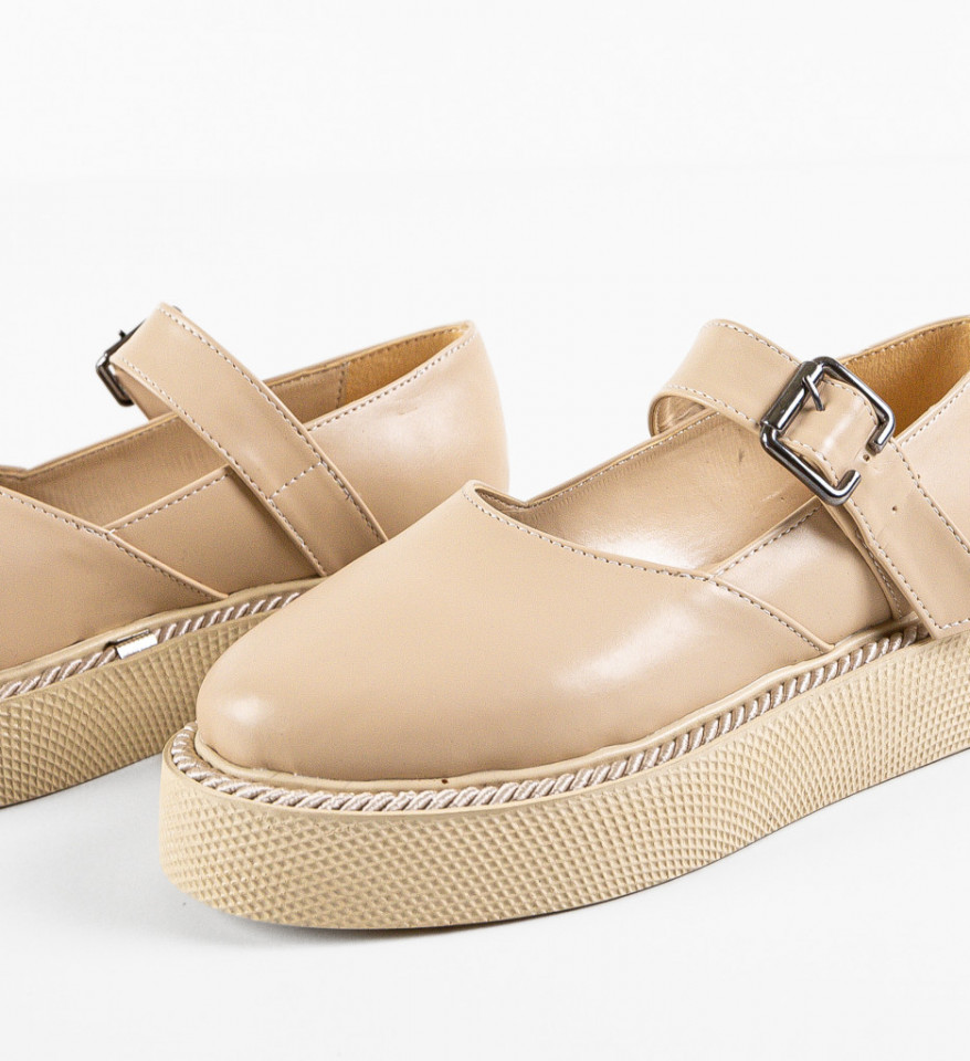Pantofi Casual Brye Bej - Img 2
