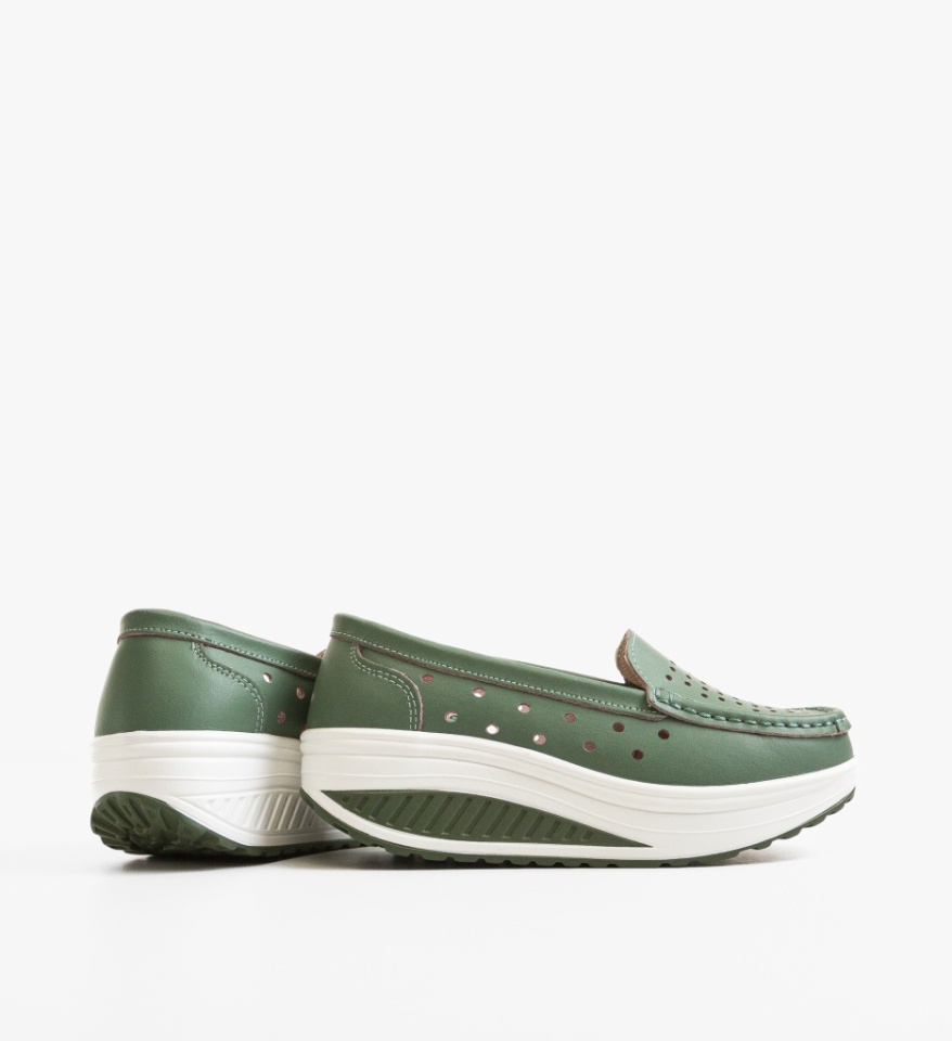 Pantofi Casual Buga Verzi 2 - Img 2
