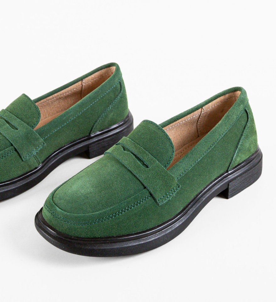 Pantofi Casual Butler Verzi - Img 2