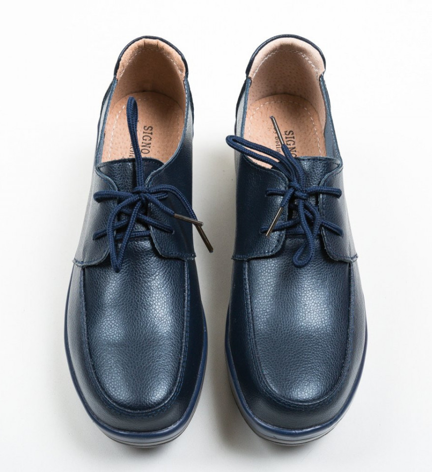 Pantofi Casual Creamt Bleumarin - Img 7