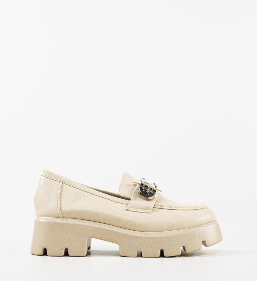 Pantofi Casual dama Ashweather Bej - Img 1