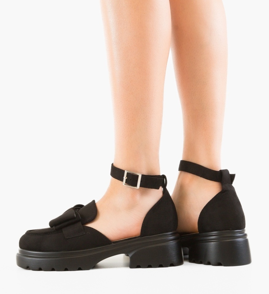 Pantofi casual dama Caradon Negri - Img 5