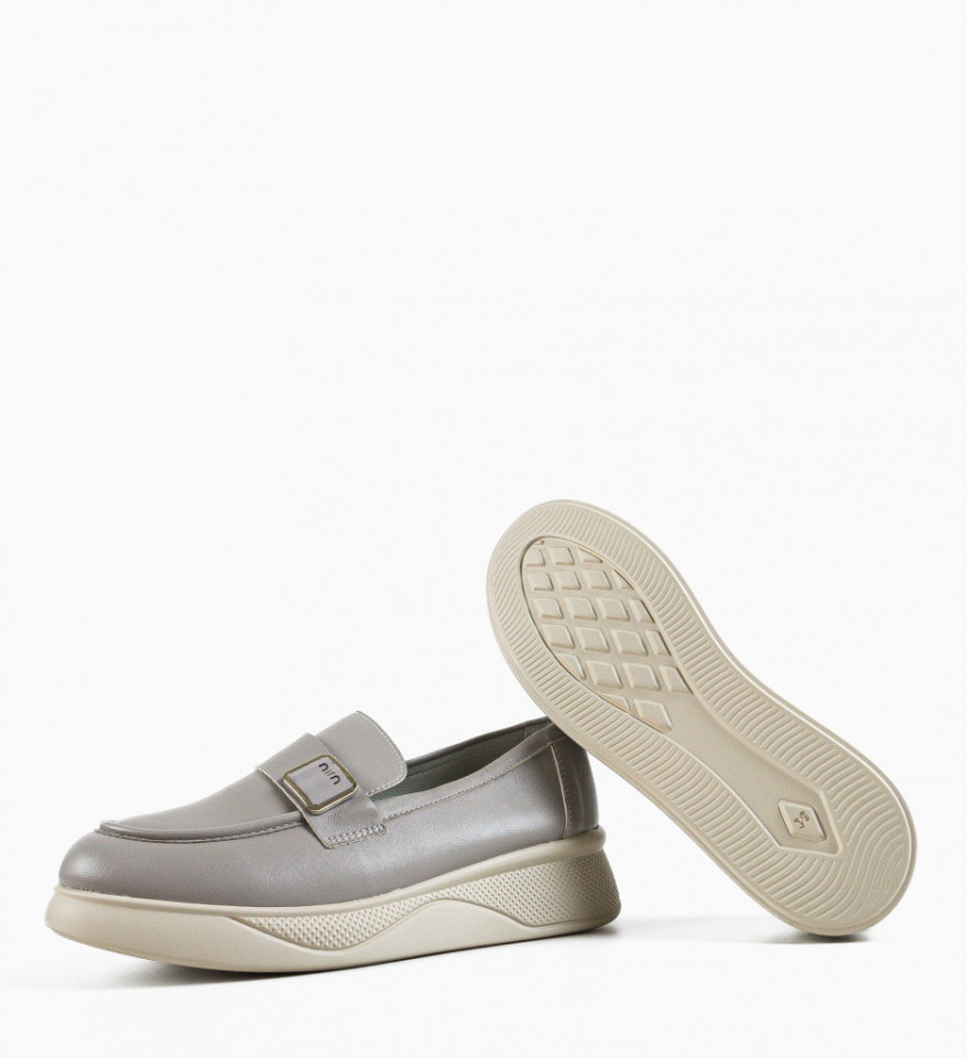 Pantofi casual dama Catlyn Gri - Img 3