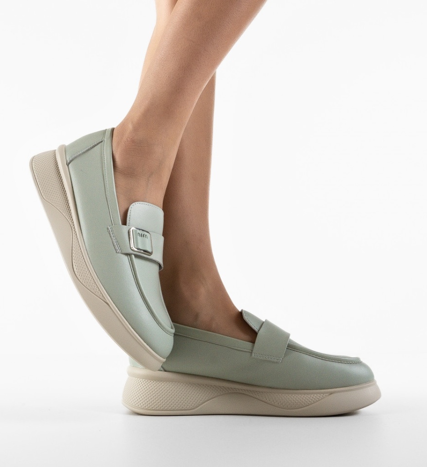 Pantofi casual dama Catlyn Verzi - Img 5