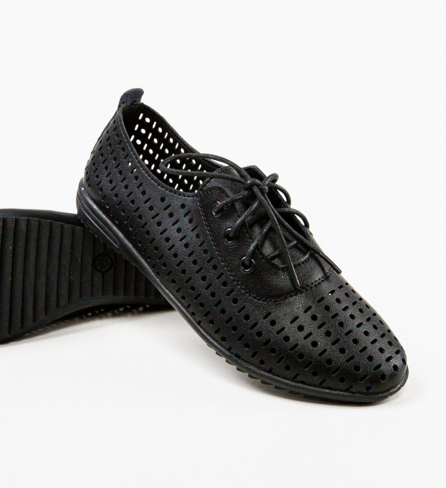 Pantofi casual dama Conwa Negri - Img 2