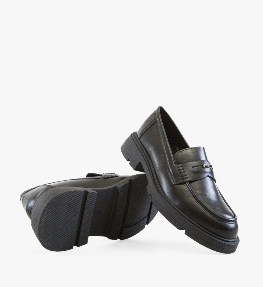 Pantofi casual dama Corsera Negri - Img 5