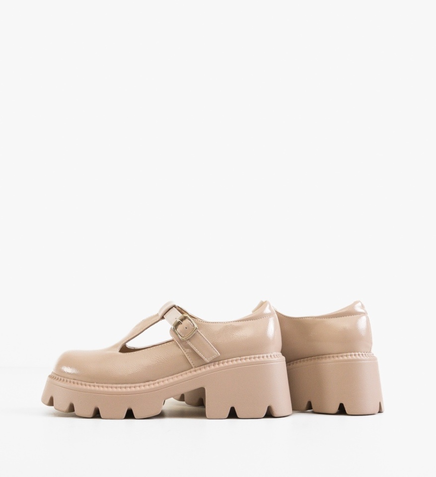 Pantofi Casual dama Fabox Bej - Img 2