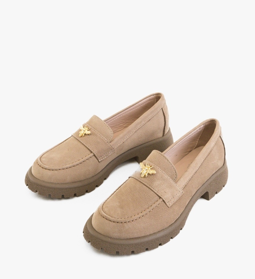 Pantofi casual dama Fosere Khaki - Img 2