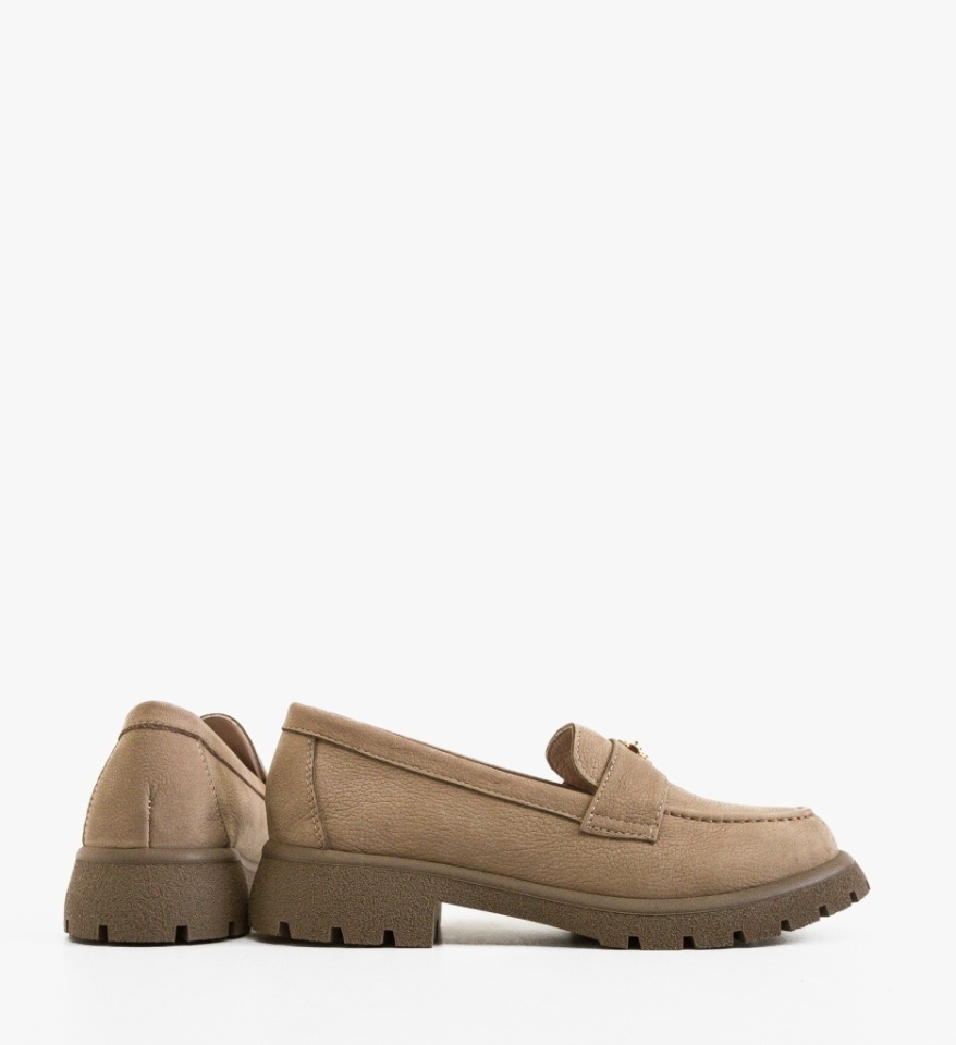 Pantofi casual dama Fosere Khaki - Img 9