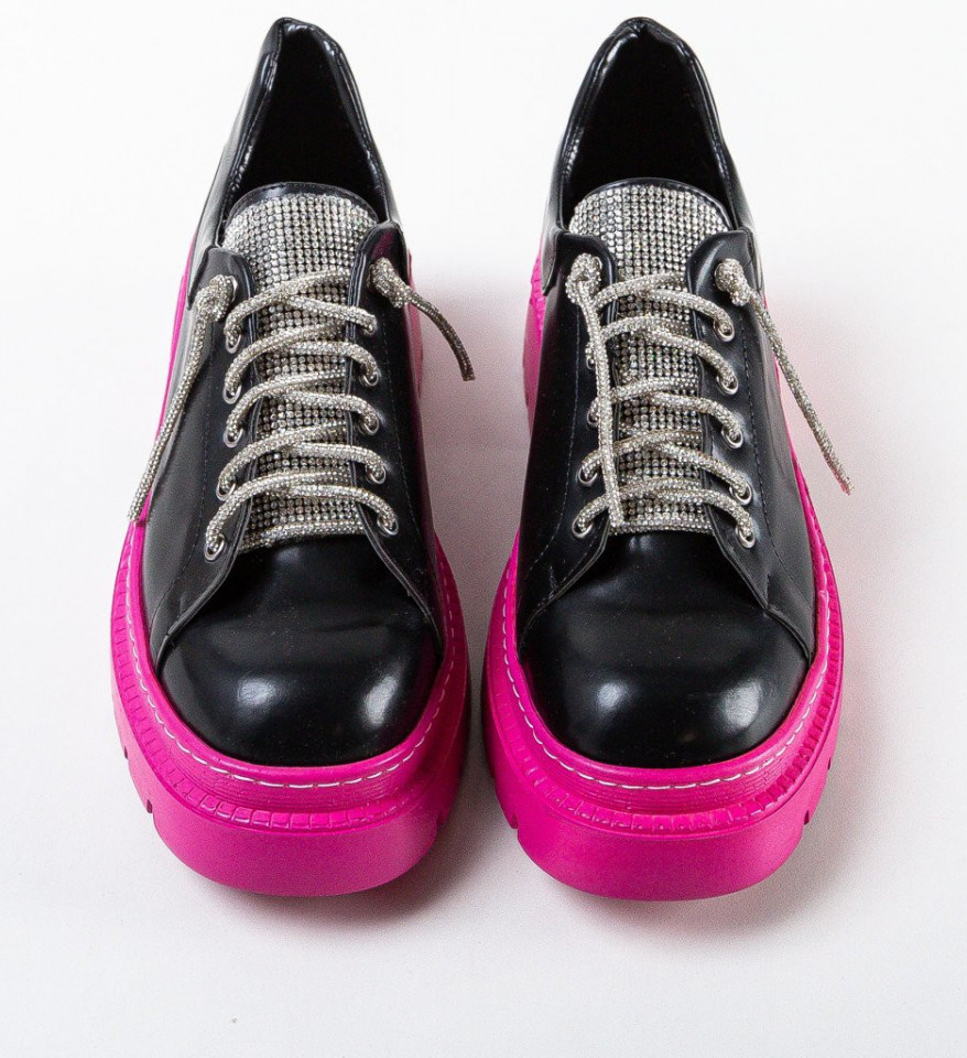 Pantofi casual dama Friday Negri 4 - Img 3