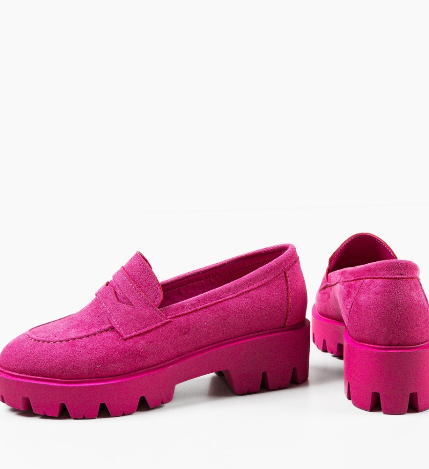 Pantofi Casual dama Gyna Fuchsia - Img 11
