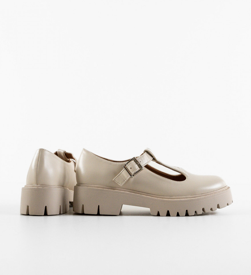 Pantofi casual dama Juan Bej - Img 2