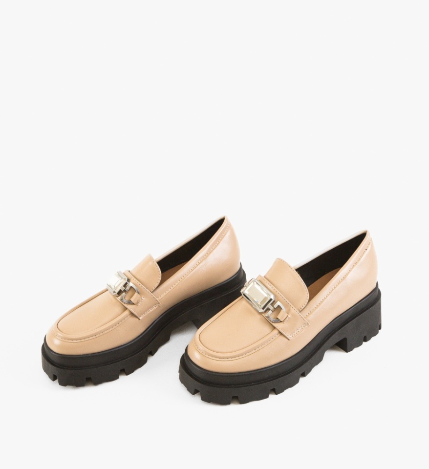 Pantofi Casual dama Kajus Khaki - Img 3
