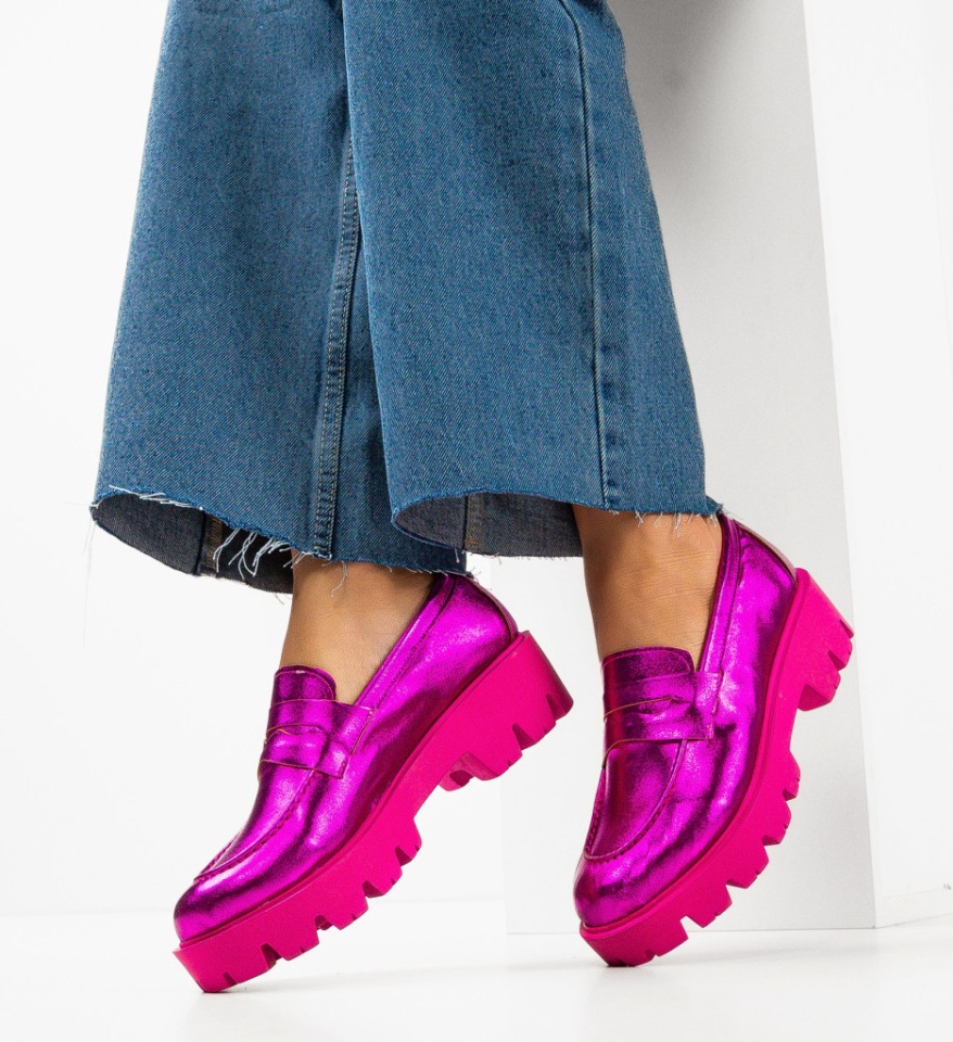 Pantofi Casual dama Kardy Fuchsia - Img 4