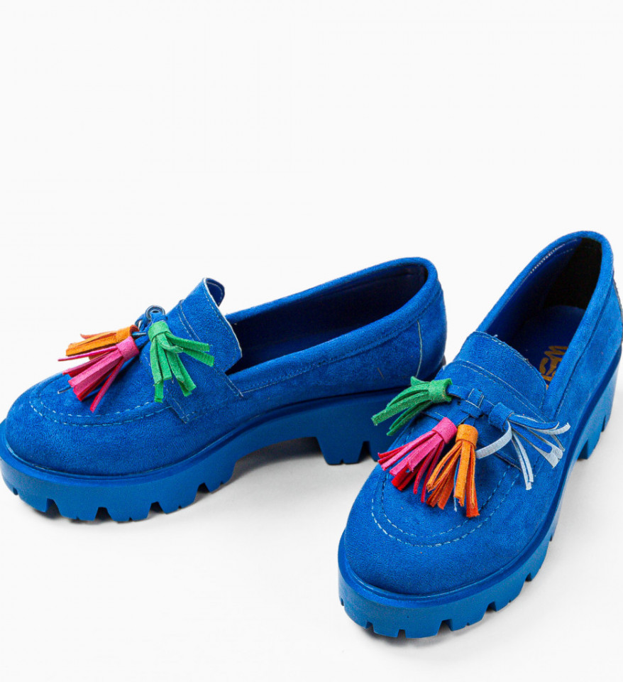 Pantofi Casual dama Kuciure Albastri - Img 2