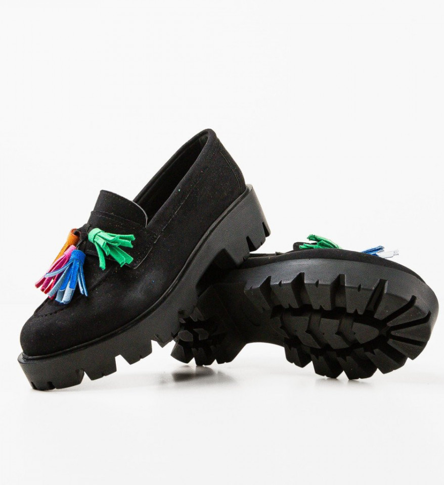 Pantofi Casual dama Kuciure Negri - Img 3