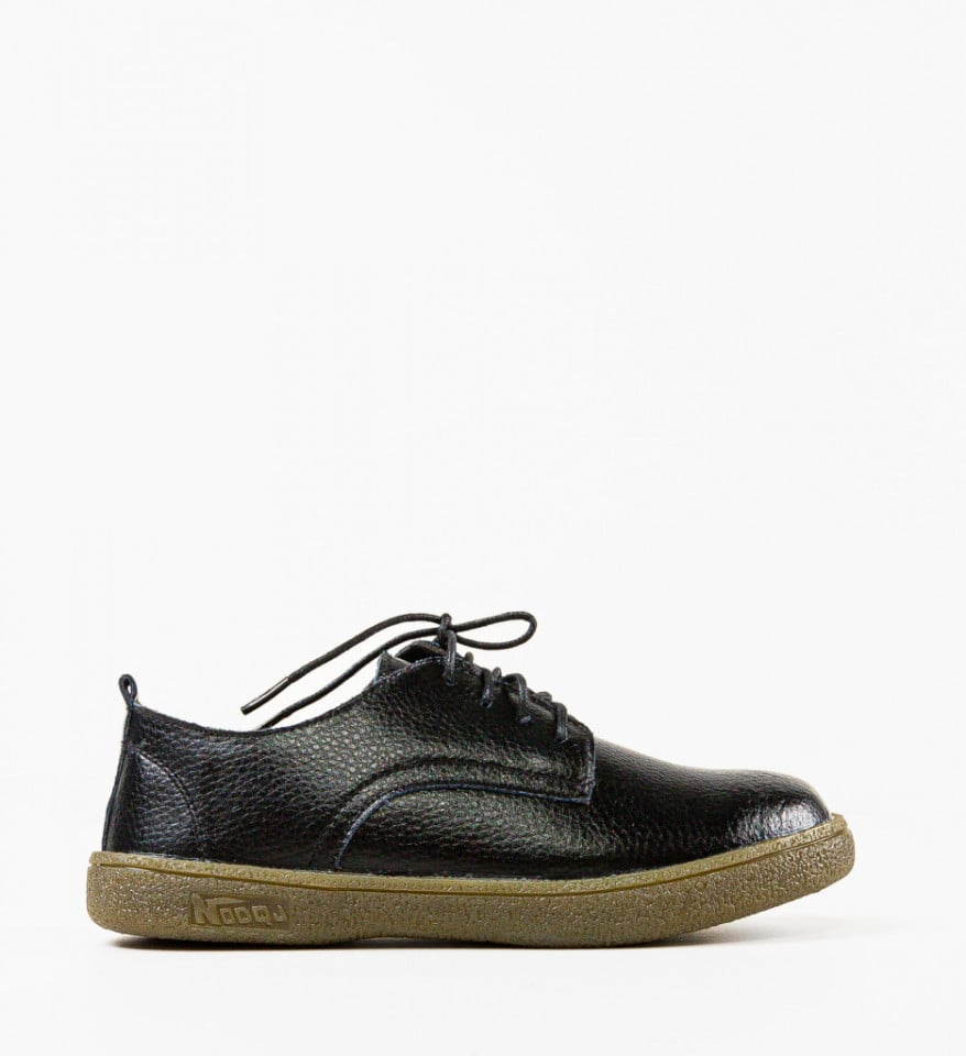 Pantofi casual dama Lactose Negri - Img 1