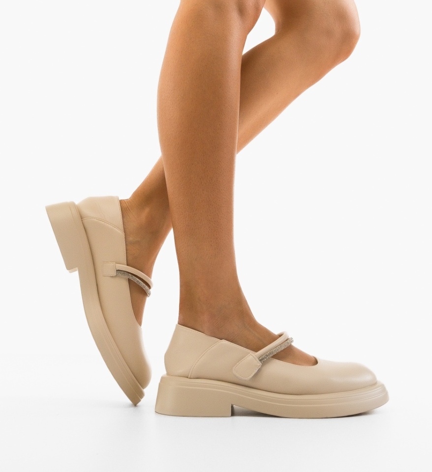 Pantofi Casual dama Maeve Bej - Img 6