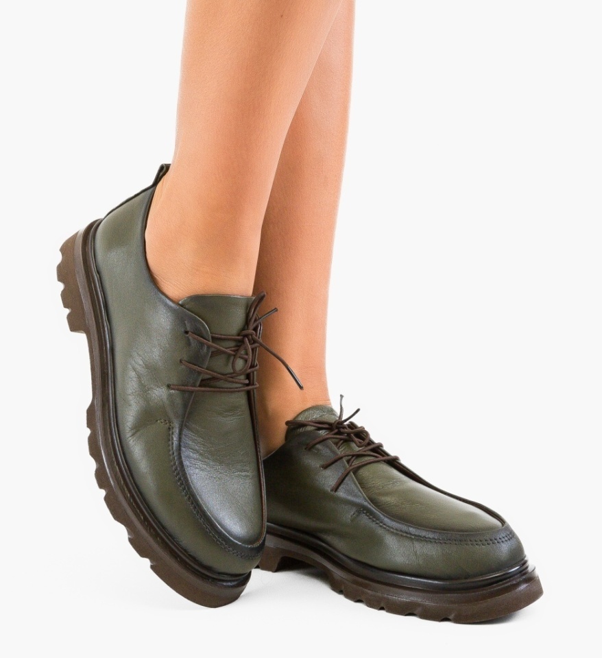 Pantofi casual dama Migo Khaki - Img 5