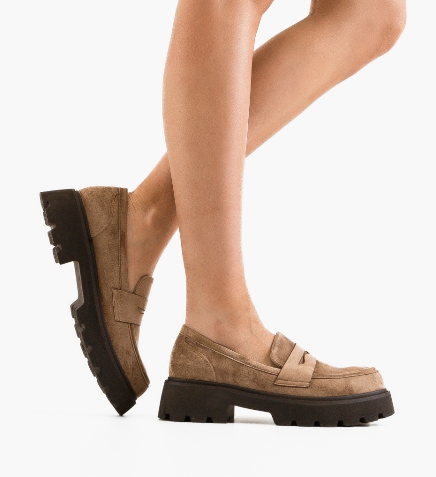 Pantofi Casual dama Peter Khaki - Img 7